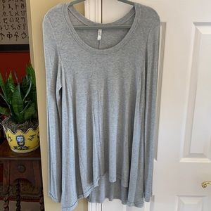 Free People Grey Tee Tunic